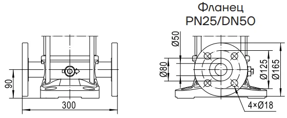 Фланцы насосов CNP CDMF 20-1