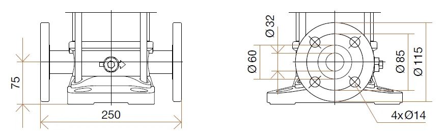 Фланцы насосов Hydroo VF 3-13