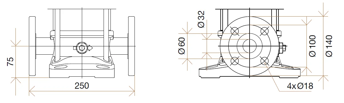 Фланцы насосов Hydroo VF 5-5
